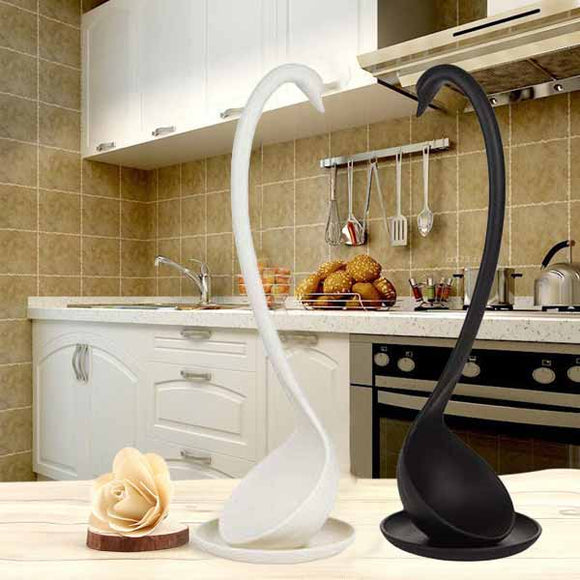 Creative Swan Tablespoon Japanese Style Plastic Elegant Swan Soup Spoon