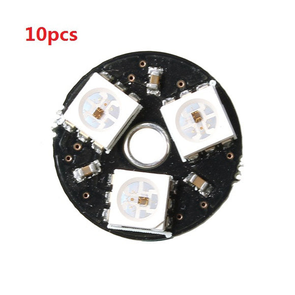 10pcs CJMCU-3bit WS2812 RGB LED Full Color Drive LED Light Circular Development Board For Arduino