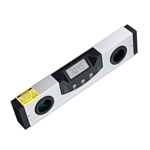 LCD Display Digital Laser Level Ruler Cross Line Magnetic Protractor Inclinometer Electronic Angle Level