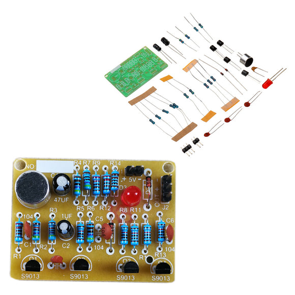 10pcs DIY Electronic Clapping Voice Control Switch Module Kit Induction Training DIY Production Kit