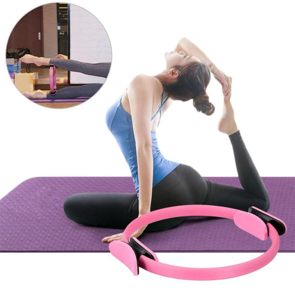 KALOAD Dual Grip Yoga Pilates Ring Legs Arms Waist Slimming Body Building Magic Circle Fitness Exercise Yoga Tools
