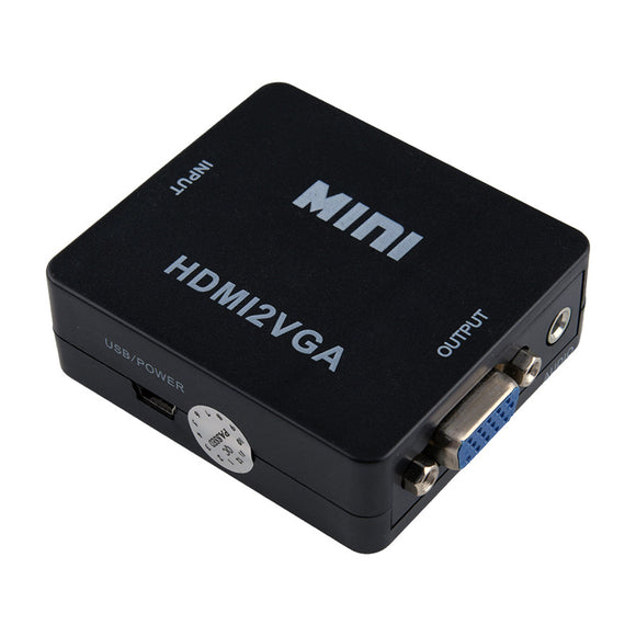 HDMI to VGA video converter HD hdmi to vga converter HDMI2VGA Adapter