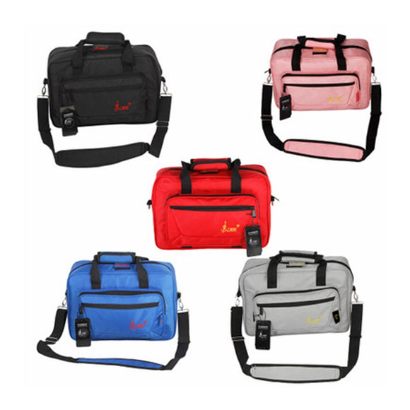 LADE Portable Clarinet Oboe Bag Water-resistant Carrying Bag Backpack Sponge Padding with Shoulder Strap