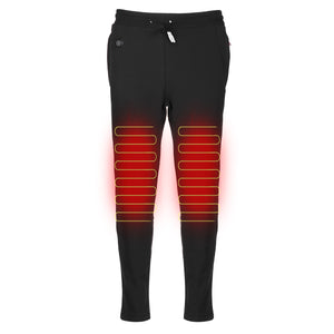 Electric Heated Pants Winter Warm Men Women  USB Heating Elastic Motorcycle Riding Pants Trousers