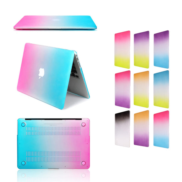 Gradient Color Ultra Slim Light Weight Scratch Proof Rainbow Case Cover For Macbook Retina 12 Inch