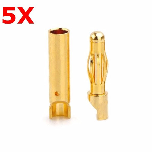 5 Pairs Amass 4.0mm Banana Plug AM-1003E Male & Female
