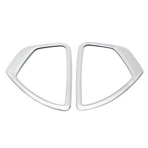 2Pcs Car Front Door Speaker Sound Cover Trim Ring Stainless Steel for BMW 1 Series F20 2012-2017