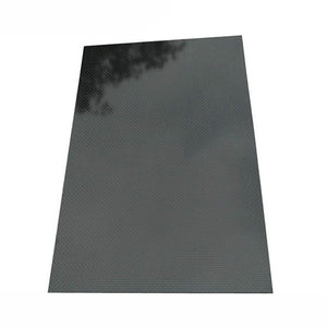 250x420x(0.5-5)mm 3K Black Plain Weave Carbon Fiber Plate Sheet Glossy Carbon Fiber Board Panel High Composite RC Material