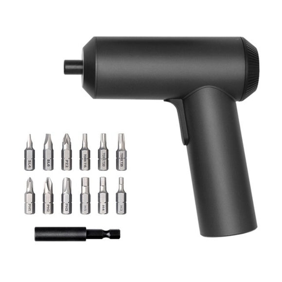 XIAOMI Mijia Cordless Rechargeable Screwdriver 3.6V 2000mAh Li-ion 5N.m Electric Screwdriver With 12Pcs S2 Screw Bits for Home DIY