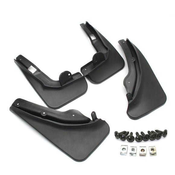 4Pcs Front Rear Car Mudguards For MERCEDES C CLASS W204 2008-2010