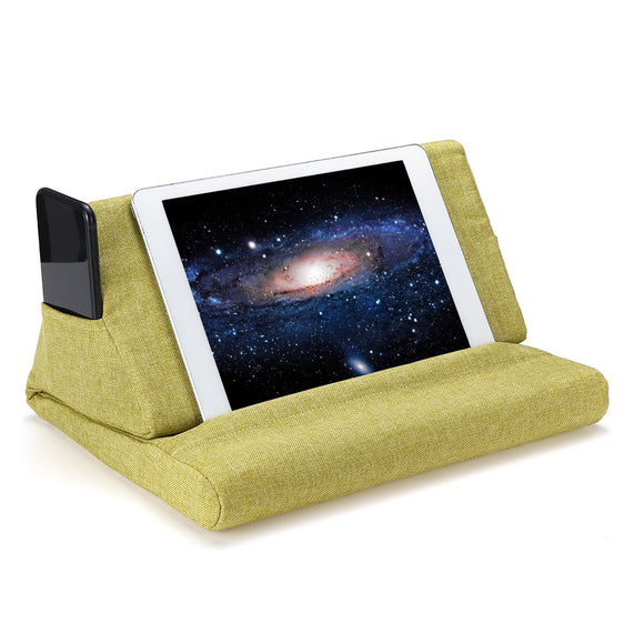 Multi-angle Pillow Lap Tablet Stand Phone Holder With Phone Pocket For Tablet Smart Phone Books Magazines iPad Pro 11