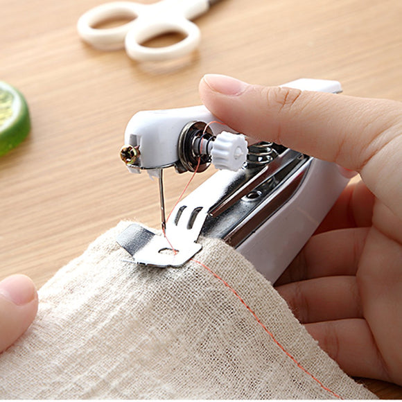 Portable Manual Sewing Machine Home Pocket Mini Tailor Stitch Needlework Thread