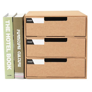 A4 Paper Desktop Parts Storage Box Student File Cabinet Storage Consolidation Box Multi-layer Drawer Storage Cabinet