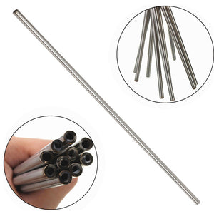 5pcs OD 10mm x 8mm ID Stainless Pipe 304 Stainless Steel Capillary Tube Length 500mm