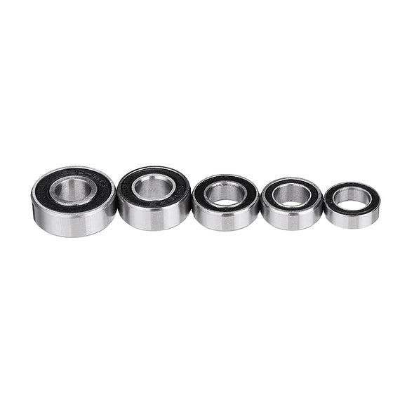 Machifit 10pcs I.D 6mm Double Rubber Shielded Miniature Deep Groove Ball Bearing MR106 MR116 MR126