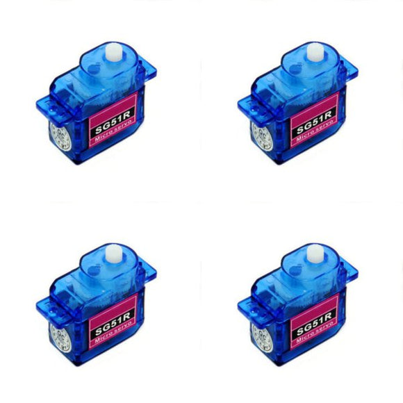4X SG51R 5g Plastic Gear Digital Micro Servo For RC Airplane