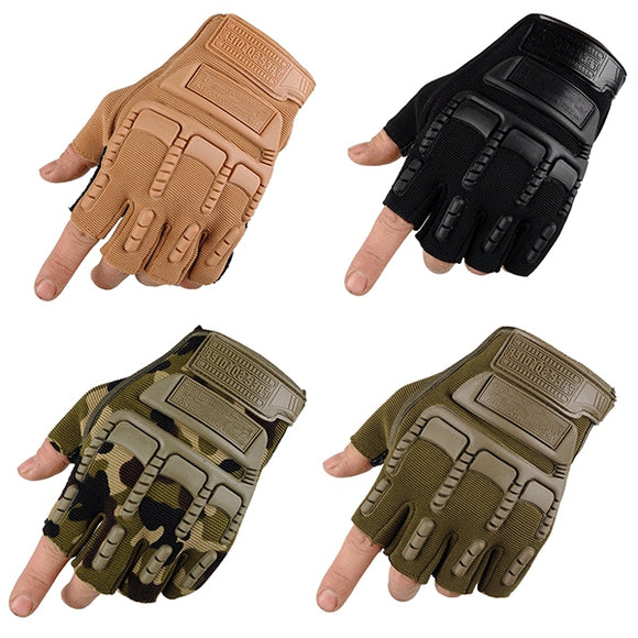 Free Soldier Half Finger Gloves Tactical Outdoor Antiskid Sport Cycling Motorcycle