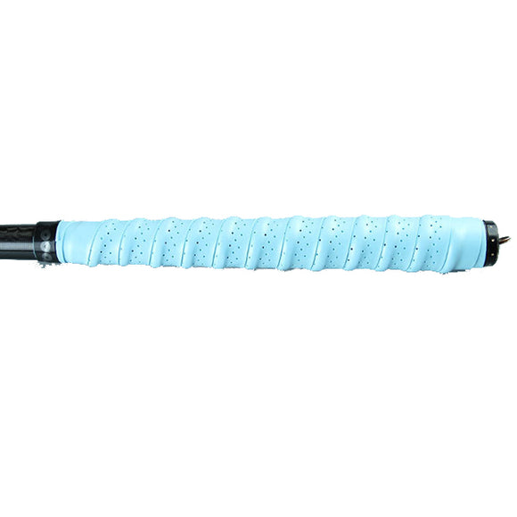 ZANLURE 5pcs/lot Light Blue PU Absorb Sweat Fishing Rod Band Fishing Tool Badminton Handle Sweatband