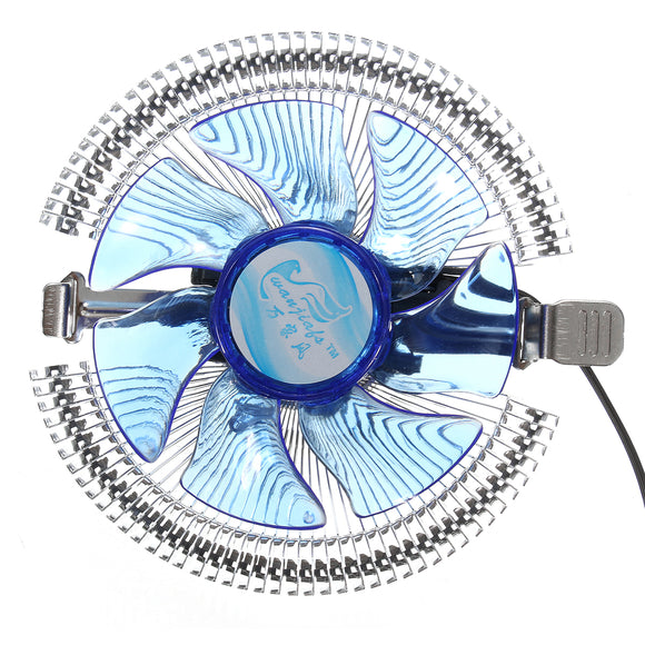 Quiet Blue LED CPU Cooler Cooling Fan Heat Sink for Intel LGA775 1155/1156 i3/i5/i7 AM2 AM3