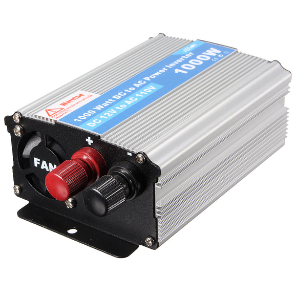 1000W Power Inverter Adapter DC 12V to AC 220V For Household Refrigerator/TV/Camera