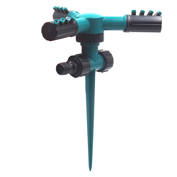 Lawn Sprinkler Nozzle Automatic 360 Rotating Garden Water Spray-head Zinc Alloy