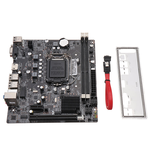 Micro ATX Motherboard Dual DDR3 Slot Main Board for Intel H61 LGA1155