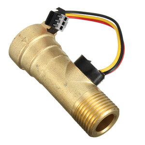 1/2inch Thread Hall Effect Water Flow Sensor Switch Flow Meter Meter