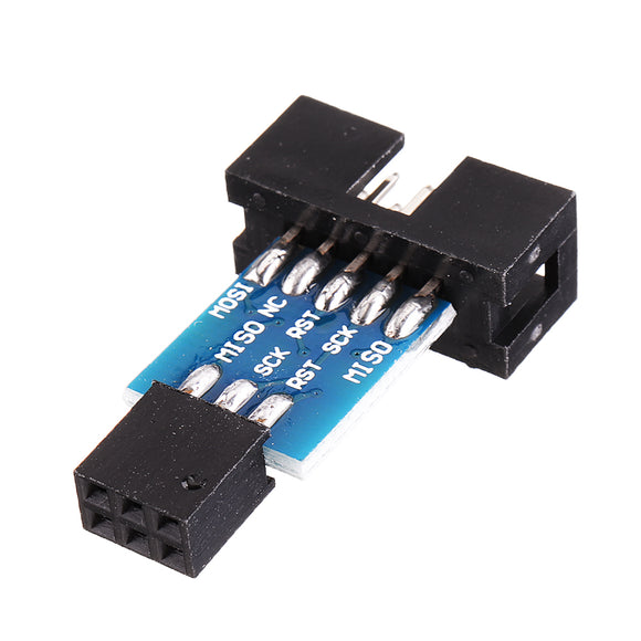20pcs 10 Pin to 6 Pin Adapter Board Converter Module For AVRISP MKII USBASP STK500 Geekcreit for Arduino - products that work with official Arduino boards