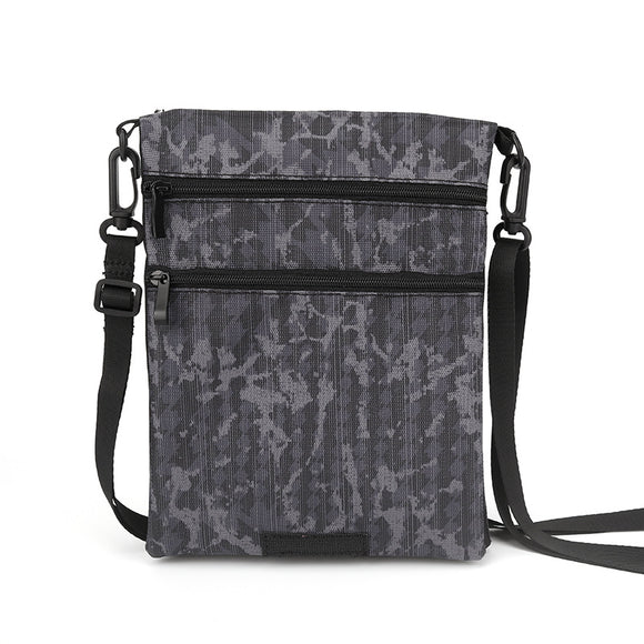 IPRee Travel Mini Nylon Crossbody Bag Reversible Wallet Coin Purse Shoulder Storage Pouch Women Men