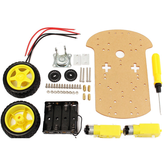 Smart Motor Robot Car Battery Box Chassis Kit DIY Speed Encoder For Arduino