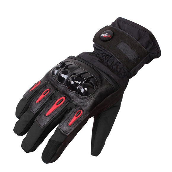 Tough Screenn Full Finger Protective Motorcycle Racing Gloves Waterproof Pro-Biker MTV-08