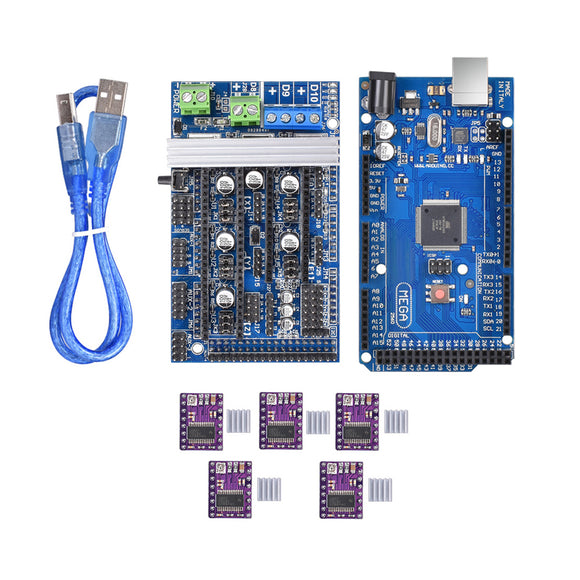 Upgrade Ramps 1.6 Base On Ramps1.5 Control Mainboard + Mega2560 R3 + 5Pcs DRV8825 Kit for Reprap 3D Printer