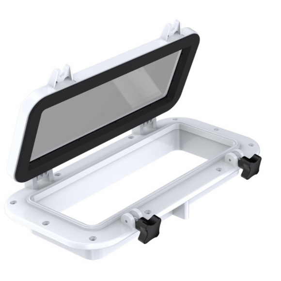 Newmao Rectangular Skylight Deck Hatch Porthole Window Anti-aging Explosion-proof For Marine Boat Yacht