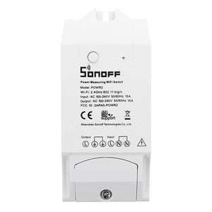 SONOFF POW R2 AC90-250V 16A 3500W DIY WIFI Wireless Long Distance APP Remote Control Switch