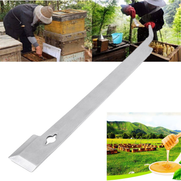 11 Inch Stainless Steel Beekeeper J Hook Beekeeping Hive Tool Uncapping Knife Hook