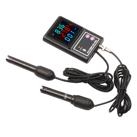 PH&EC&TDS and Temperature Water Quality Multi-Parameter Monitor with BT Wireless Connection Digital Online Meter Accurate Tester