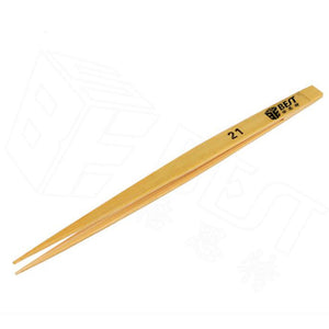 BEST BST-21 Industrial Non-tooth Anti-loss Tweezer Anti-static Bamboo Tweezers