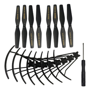 VISUO XS812 XS809S RC Quadcopter Spare Parts Crash Pack Propeller Prop & Propection Cover & Screwdriver