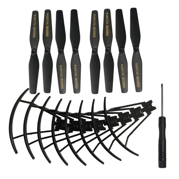 VISUO XS812 XS809S RC Quadcopter Spare Parts Crash Pack Propeller Prop & Propection Cover & Screwdriver