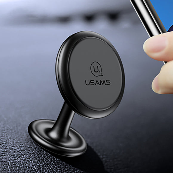USAMS Strong Magnetic Dashboard Car Phone Holder 360 Rotation For 3.5-7.0 Inch Smart Phone Samsung Galaxy S10+ iPhone XS Max