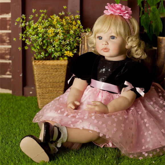 NPK Reborn Doll High-end Vinyl Silicone Toy Collection Princess Doll Birthday Holiday Gift Bedtime Playmates