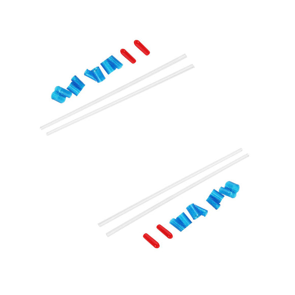 8PCS 40 TPU FPV RX Antenna Tube Holder w/ 2PCS 5.5 inches Antenna Tube for 5mm Standoffs