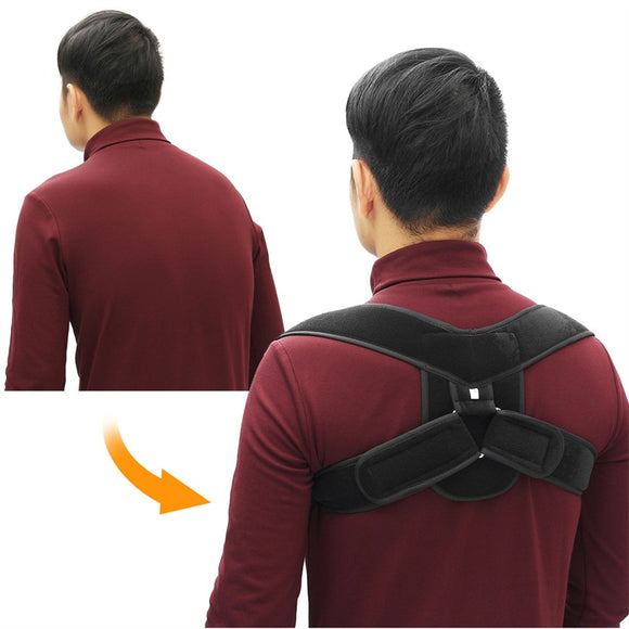 Adjustable Posture Corrector Hunchbacked Lumbar Back Support Brace Correction Belt Men Women