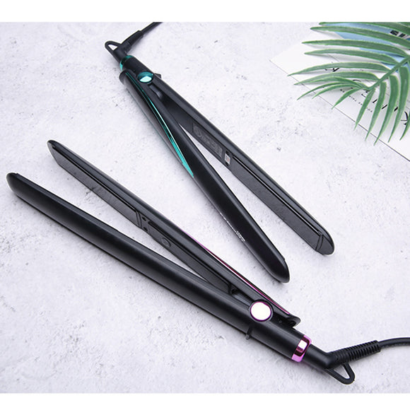 New 2-in-1 Hair Straightener Curler Hairstyle Anti-Scald Adjustable Temperature