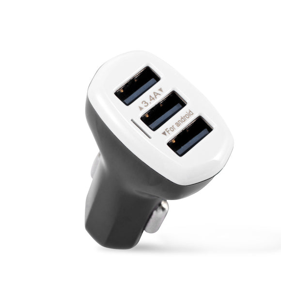 Bakeey 3.4A 3 USB Ports Fast USB Car Charger for For Smart Phone Tablet Camera MP4