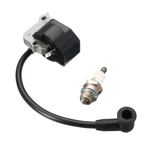 Ignition Coil + Spark Plug For STIHL FC55 FS38 FS45 FS55 HL45 HS45 KM55 TRIMMER