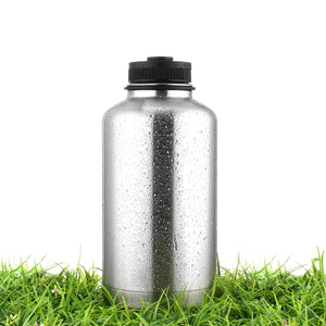 BIKIGHT 1.8L Stainless Steel Double Wall Vacuum Cycling Water Bottle Outdoor Hiking Bike Bicycle