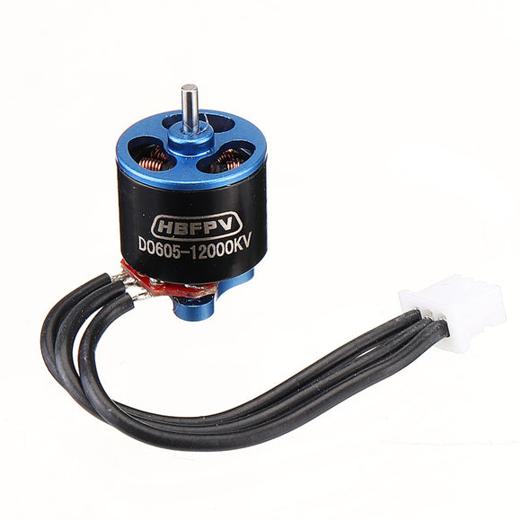 HBFPV D0605 0605 12000KV 16000KV 20000KV 1-2S Micro Brushless Motor for RC Drone FPV Racing