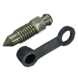 M8 x 1.25mm Brake Caliper Bleed Screw Nipple Dust Cap For Motorcycle Bike