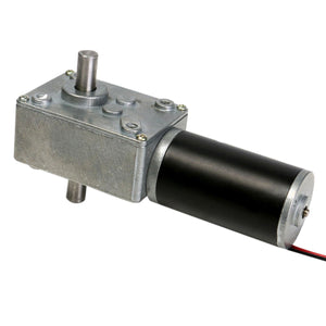 12V 160rpm Reduction Motor Worm Gear Double Shaft DC Motor Cear-box Motor
